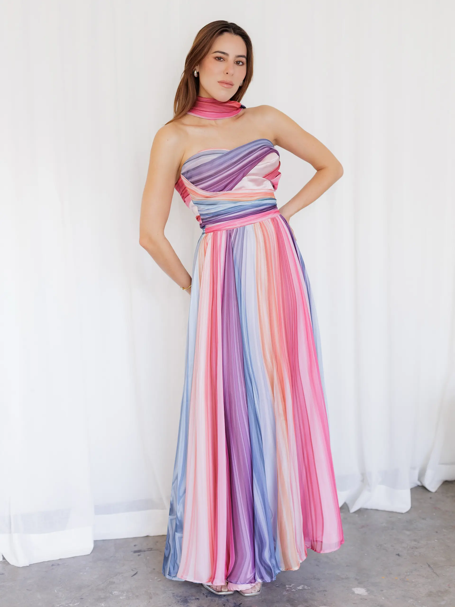 The Rainbow Gown Dress-XS